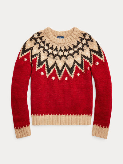 Ralph Lauren Fair isle wool blend jumper at Collagerie