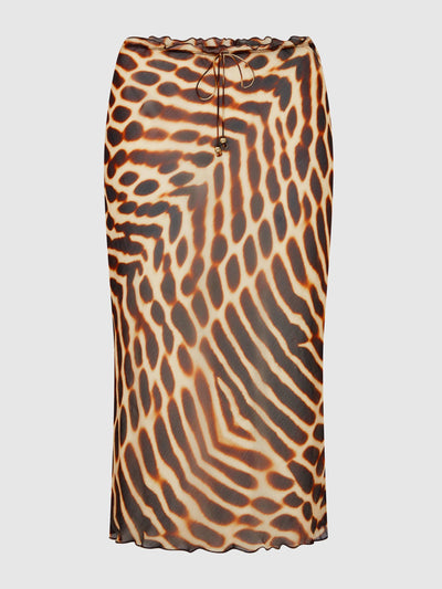 Rat & Boa Luma skirt leopard at Collagerie