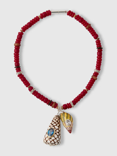 Rat & Boa Riko II necklace in red at Collagerie