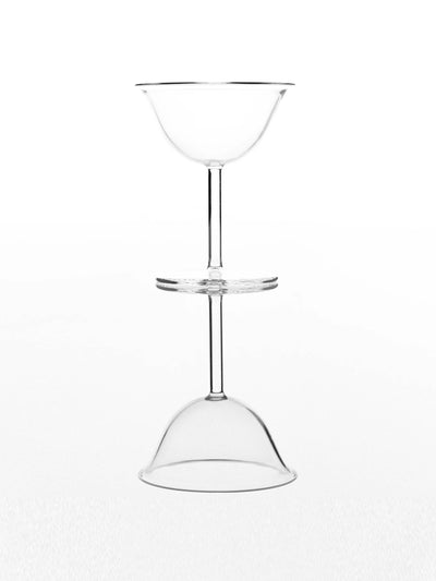 R+D.Lab Rosetta Martini glasses (set of 2) at Collagerie