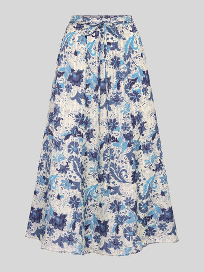 Really Wild Ivy silk cotton midi skirt at Collagerie