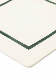 Forest green Sophie one cord cocktail napkins, set of 4