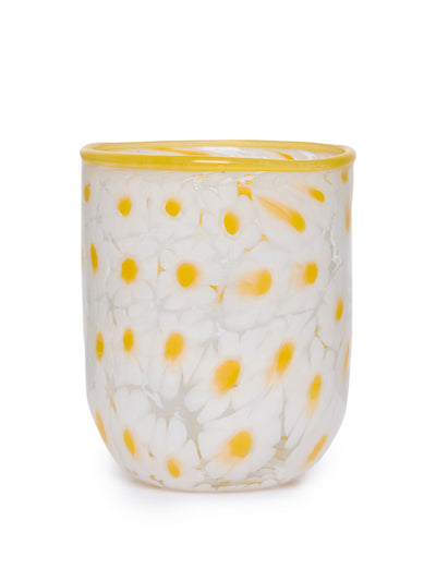 Rebecca Udall Daisy Millefiori Murano glass tumbler at Collagerie