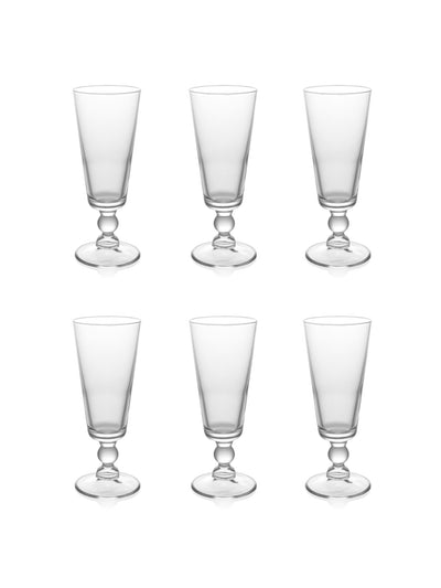 Rebecca Udall Evelyn crystal flutes (set of 6) at Collagerie