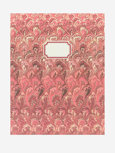 Rebecca Udall Hostess book, marble red/pink at Collagerie