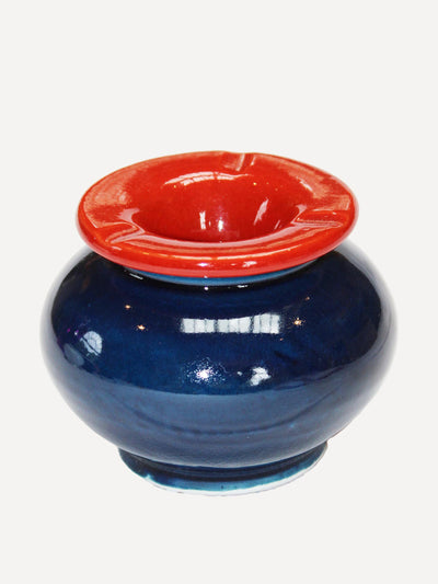 Arbala Red and blue Dolly ashtray at Collagerie