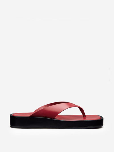 Reformation Eden platform thongs at Collagerie