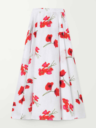 Reformation x Laura Vassar Floral print skirt at Collagerie