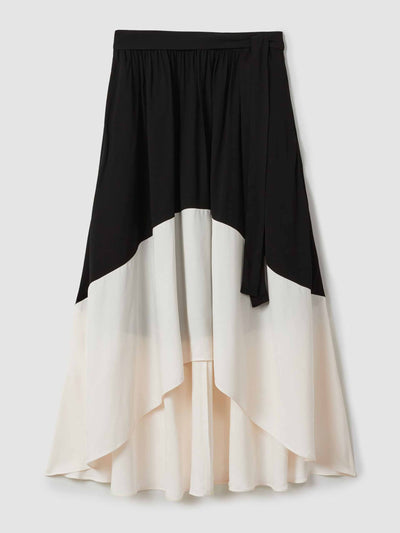 Reiss Emma colourblock midi skirt at Collagerie