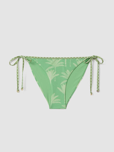 Reiss Thia palm tree print bikini bottoms at Collagerie