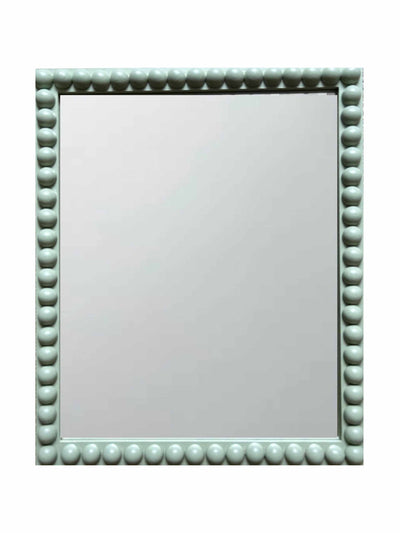 Domenica Marland Home DM Bobbin mirror in palm at Collagerie