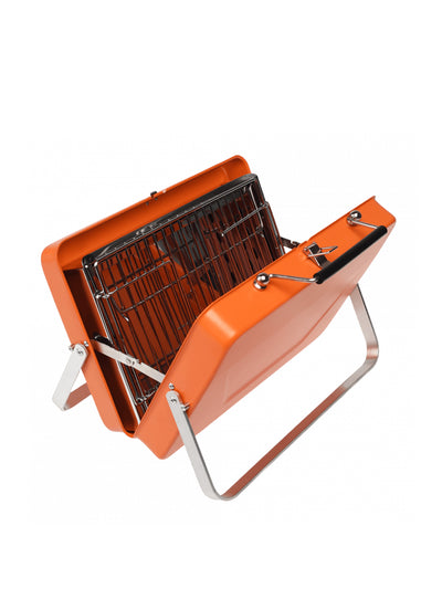 Rex London Portable suitcase BBQ in Burnt orange at Collagerie
