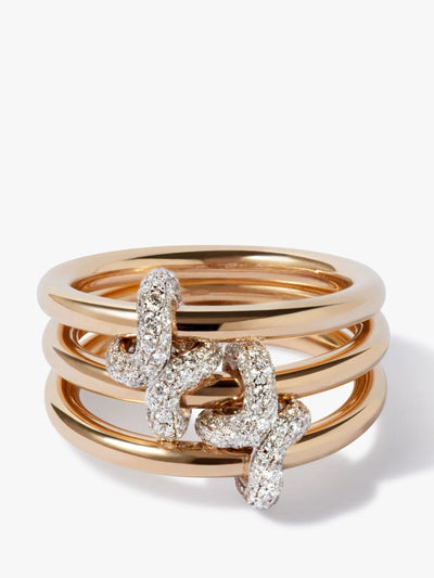 Annoushka Knuckle tri diamond ring at Collagerie