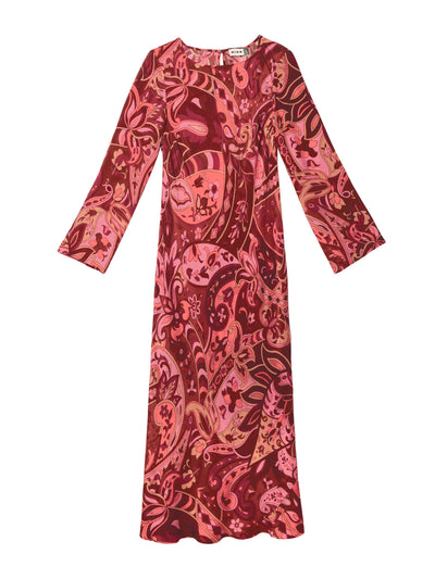 Rixo Alondra silk midi dress at Collagerie