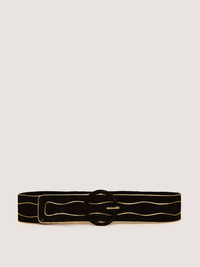 Rixo Leather suede belt at Collagerie