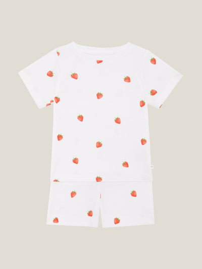 Rosa & Blue Summer pyjamas in strawberry at Collagerie