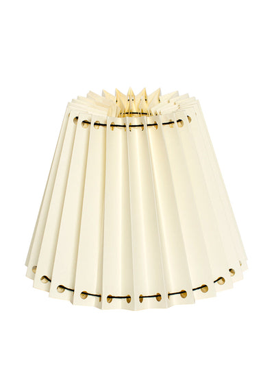 Rosi De Ruig Ivory pleated lampshade at Collagerie