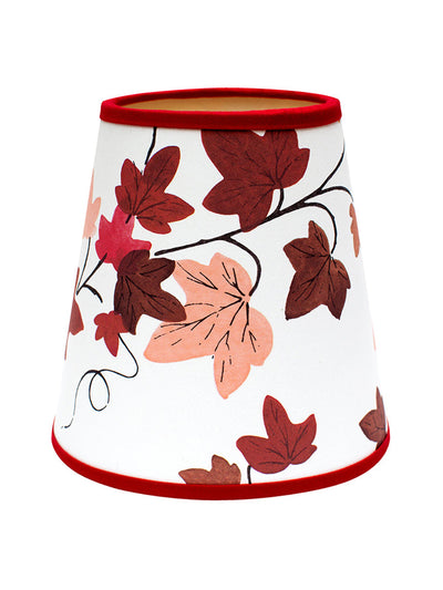 Rosi De Ruig Trailing Ivy in Red lampshade at Collagerie