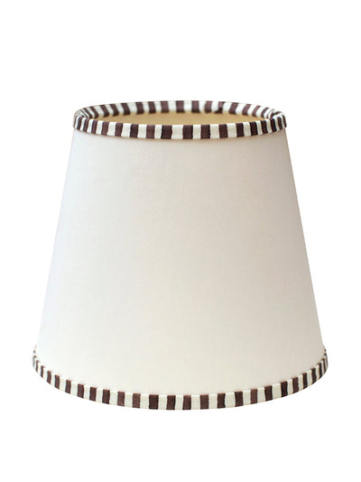 Rosi De Ruig Striped brown and cream lampshade at Collagerie