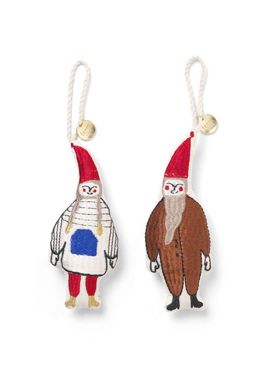 Ferm Living Elf Christmas decorations (pack of 2) at Collagerie
