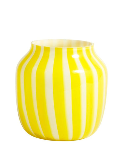 Hay Juice wide vase in yellow at Collagerie