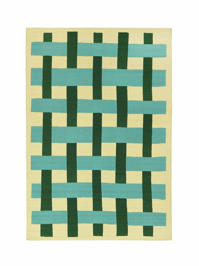 Rugvista Charlie green rug at Collagerie