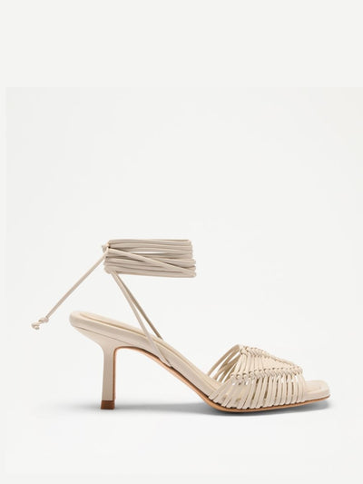 Russell & Bromley Angel bank lace up heeled sandals at Collagerie