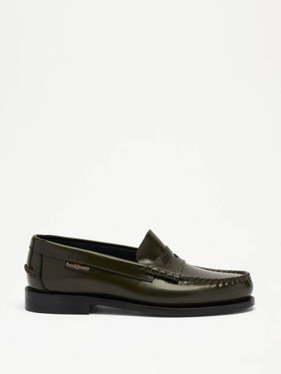 Russell & Bromley Dartmoor moccasin saddle loafers at Collagerie