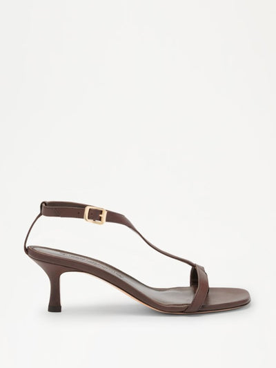 Russell & Bromley Edgebold T-bar heeled sandals at Collagerie