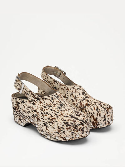 Russell & Bromley Oakwood Slingback heeled clogs at Collagerie