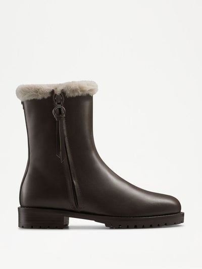 Russell & Bromley Lake boots with fur at Collagerie