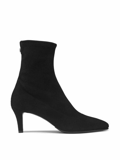 Russell & Bromley Black ankle sock boots at Collagerie