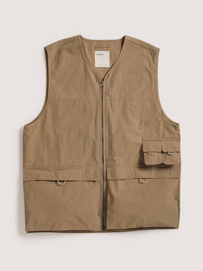 Satta Bulb vest in olive at Collagerie