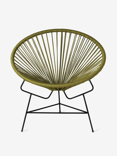 Sazy Khaki woven bistro chair at Collagerie