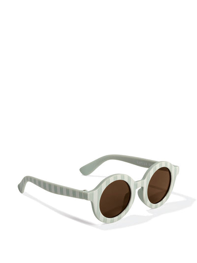 Little Dutch Round sunglasses in fresh greens at Collagerie