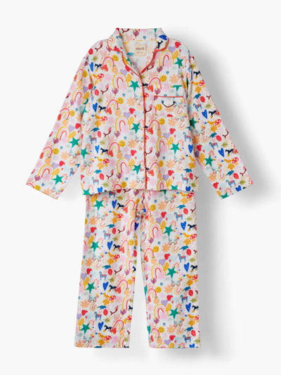 Stych Accessories Rainbow pyjama set at Collagerie