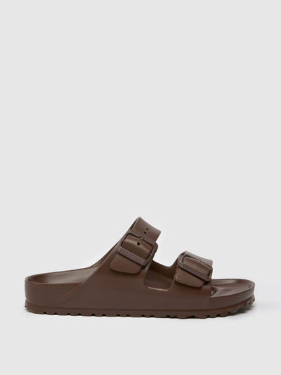 Birkenstock Arizona EVA sandals in brown brick at Collagerie
