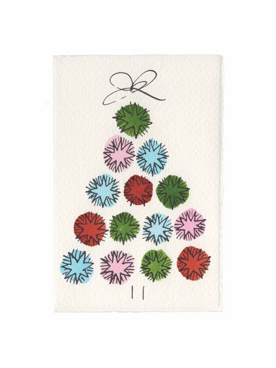 Scribble and daub Christmas cards at Collagerie