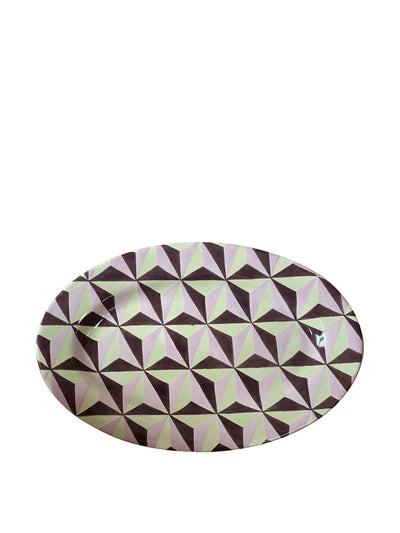 Silo Studio Starry eye platter, purple and green at Collagerie