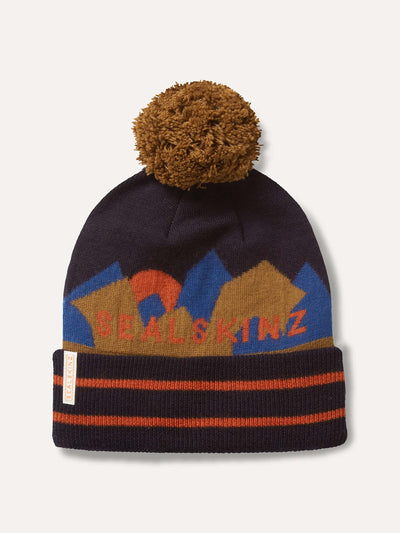 Sealskinz Fersfield waterproof cold weather merino bobble hat at Collagerie