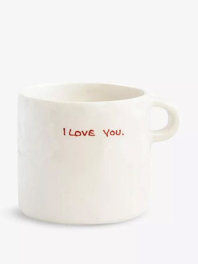 Anna + Nina I Love You ceramic mug at Collagerie