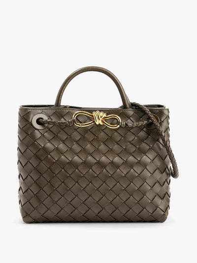 Bottega Veneta Andiamo medium leather top-handle bag at Collagerie