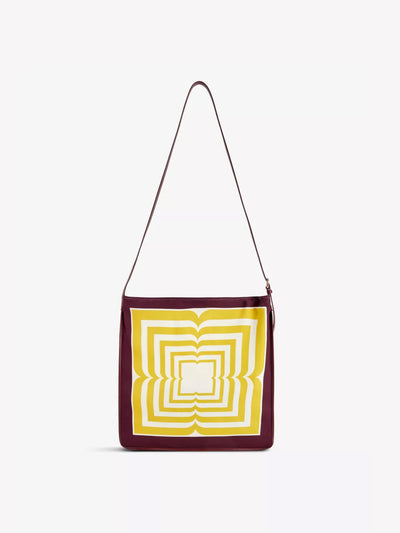 Dries Van Noten Abstract-pattern adjustable-strap woven tote bag at Collagerie