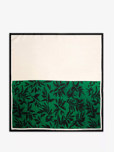 Dries Van Noten Graphic-print silk scarf at Collagerie