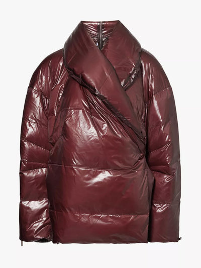 Helmut Lang Cocoon shell-down puffer coat at Collagerie