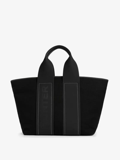 Hunter Contrast-stitch cotton-canvas tote bag at Collagerie