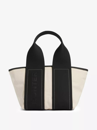 Hunter Contrast-stitch cotton-canvas tote bag at Collagerie