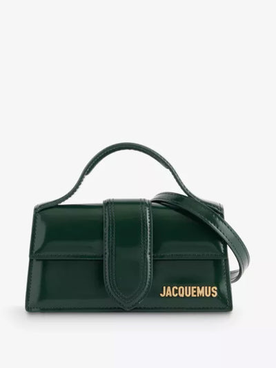 Jacquemus Green Le Bambino leather shoulder bag at Collagerie