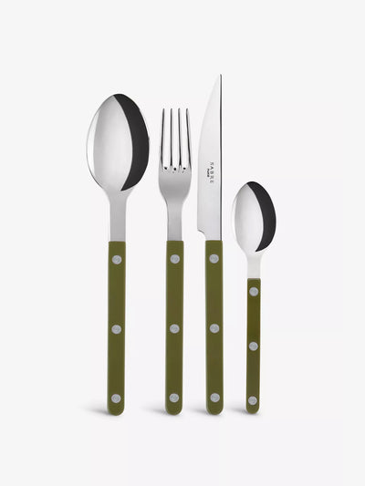 Sabre Bistrot stainless-steel cutlery (set of 24) at Collagerie