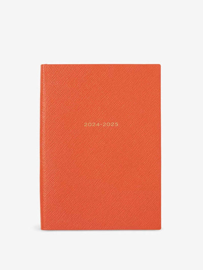 Smythson 2024-2025 Panama Soho Weekly mid-year leather diary at Collagerie